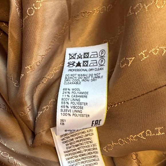 Autograph Wool Longline Wrap Coat with Cashmere AS - Picture 2 of 5